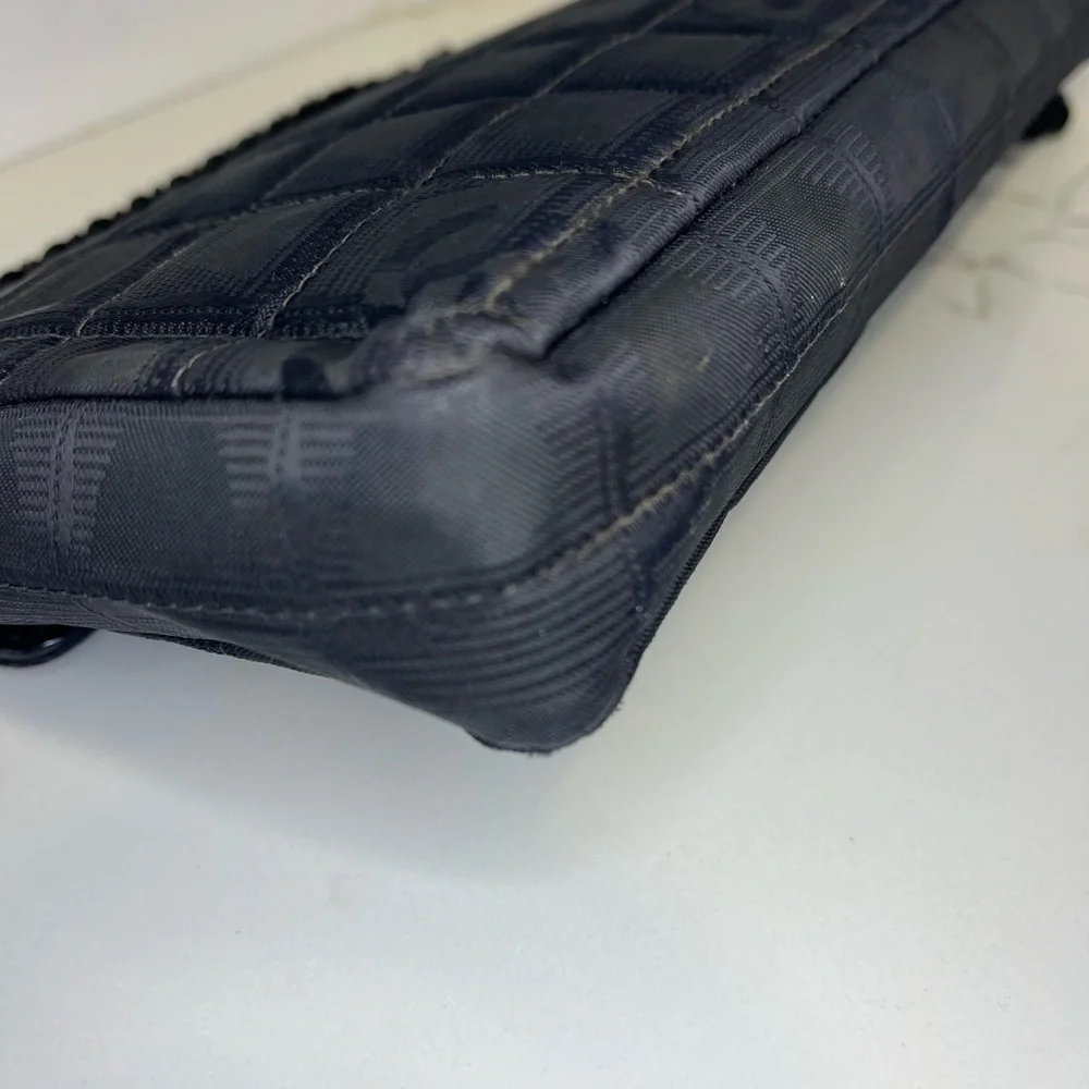 Chanel Black Travel Line Flap Bag